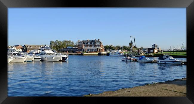 Oulton Broad Suffolk Framed Print by Diana Mower