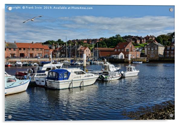 Whitby Marina Acrylic by Frank Irwin