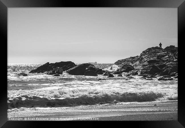 Looking out to Sea Framed Print by Brian Roscorla