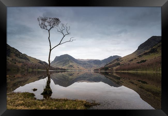 Buttermere Reflections #2 Framed Print by Paul Andrews