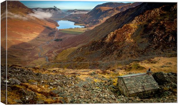 Warnscale Bothy, Buttermere, Lake District Canvas Print by Ben Savage
