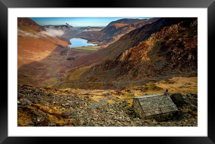 Warnscale Bothy, Buttermere, Lake District Framed Mounted Print by Ben Savage