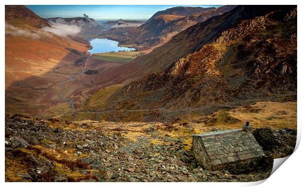 Warnscale Bothy, Buttermere, Lake District Print by Ben Savage