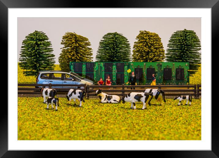 A Trip Down Memory Lane Framed Mounted Print by Steve Purnell