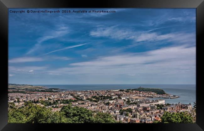 Scarborough Town Framed Print by David Hollingworth