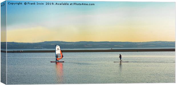 Marine lake West Kirby Canvas Print by Frank Irwin