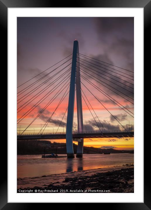 The Northern Spire at Sunset Framed Mounted Print by Ray Pritchard