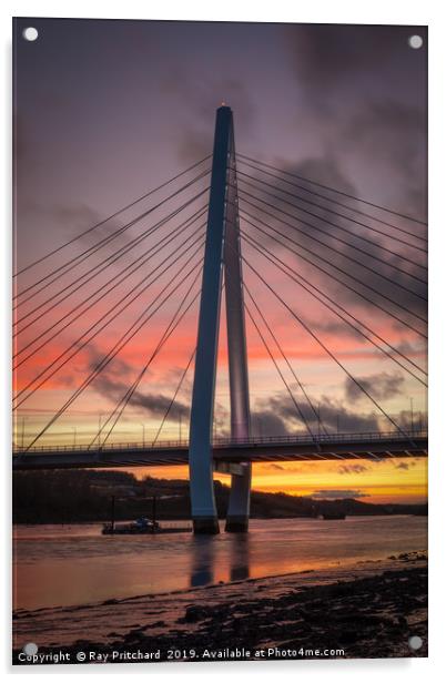The Northern Spire at Sunset Acrylic by Ray Pritchard