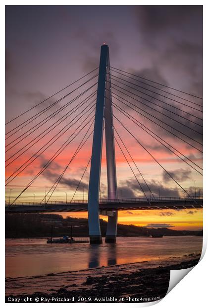 The Northern Spire at Sunset Print by Ray Pritchard