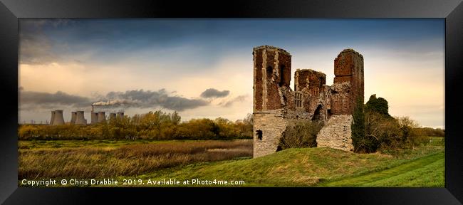 Torksey Castle, Lincolnshire, England Framed Print by Chris Drabble