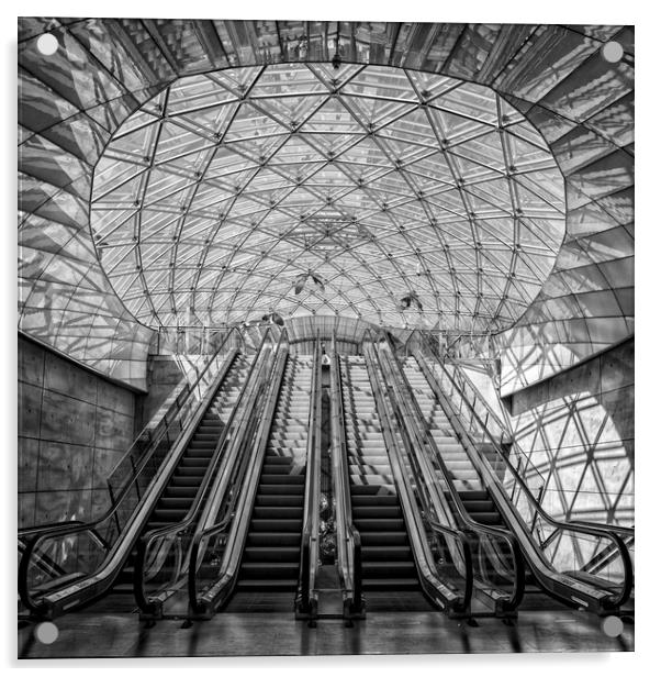 Malmo Triangeln Station Fine Art Edit Acrylic by Antony McAulay