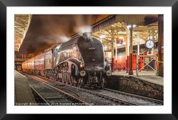 Union of South Africa 60009 at Bury Bolton Street Framed Mounted Print by David Oxtaby  ARPS