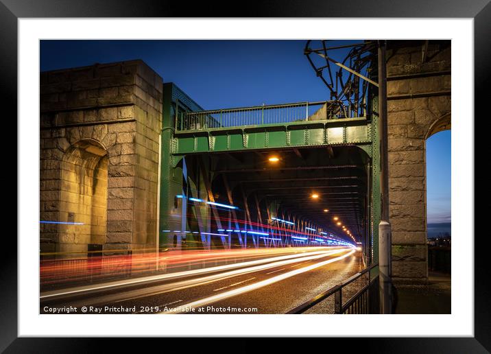 Traffic on the Queen Alexandra Bridge Framed Mounted Print by Ray Pritchard