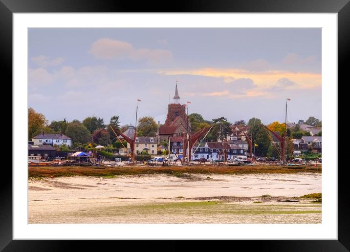Evening in Maldon Essex Framed Mounted Print by Diana Mower