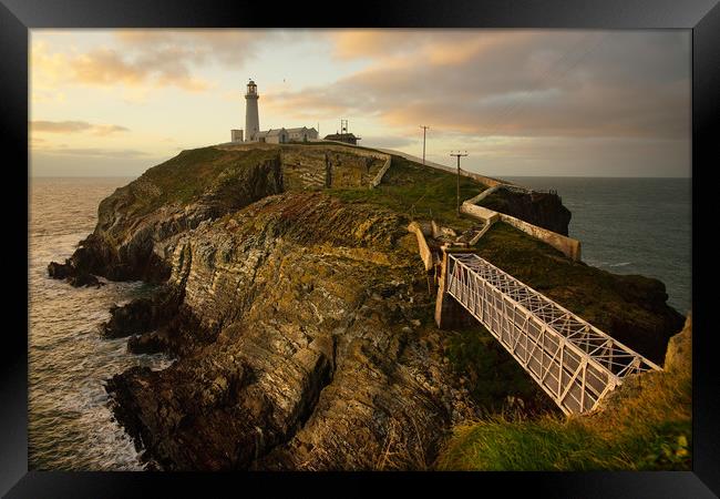South Stack lighthouse Framed Print by JC studios LRPS ARPS