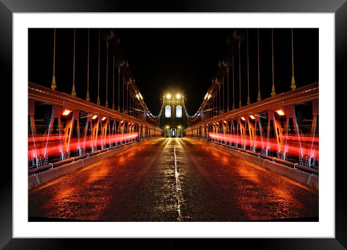 Menai Bridge  Framed Mounted Print by JC studios LRPS ARPS