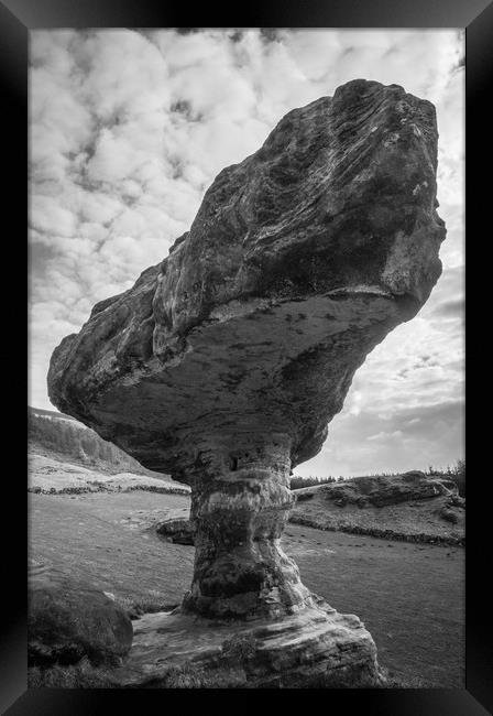Bunnet Stane Framed Print by Willie Cowie