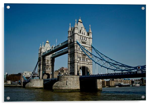 Tower Bridge London UK Acrylic by Dawn O'Connor
