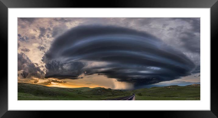 The Ogallala Supercell Framed Mounted Print by John Finney