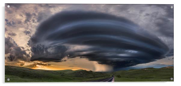 The Ogallala Supercell Acrylic by John Finney
