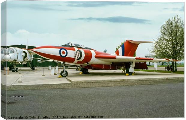 Gloster Javelin FAW.9 XH897 Canvas Print by Colin Smedley