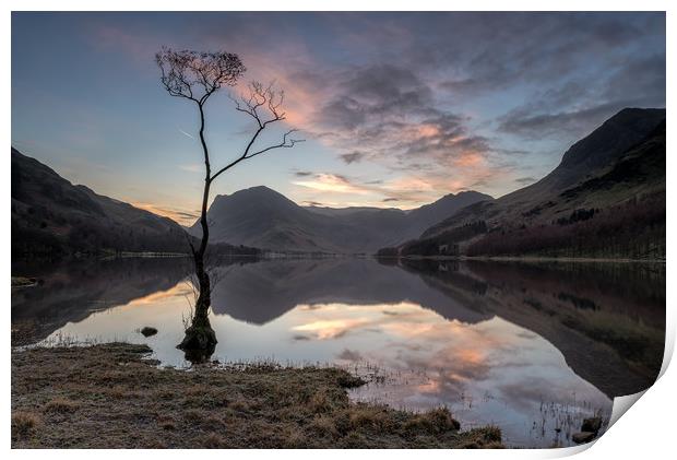 Buttermere Sunrise Print by Paul Andrews