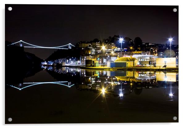 Clifton Suspension Bridge Acrylic by Phil Spalding