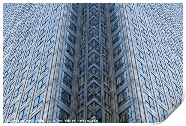 One Canada Square Print by Peter Zabulis