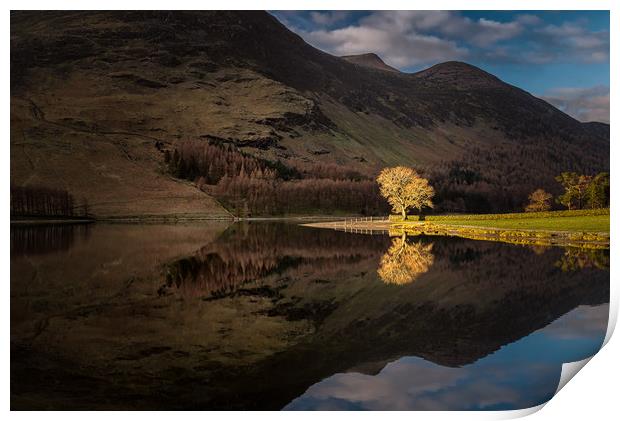 Buttermere Sentinel Print by Paul Andrews