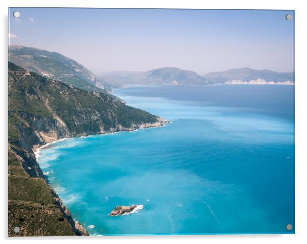 Wonderful Greek Islands Acrylic by Naylor's Photography