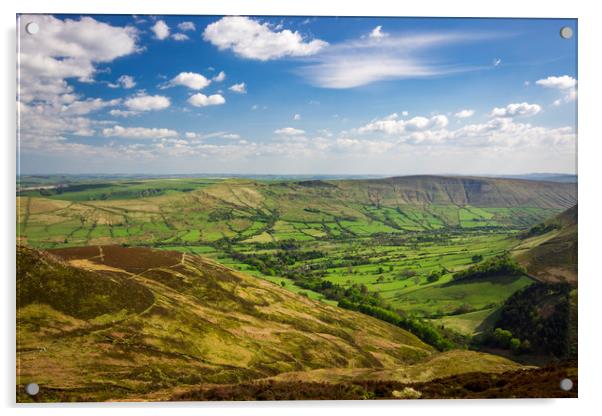 Edale, Peak District, England Acrylic by Phil Spalding