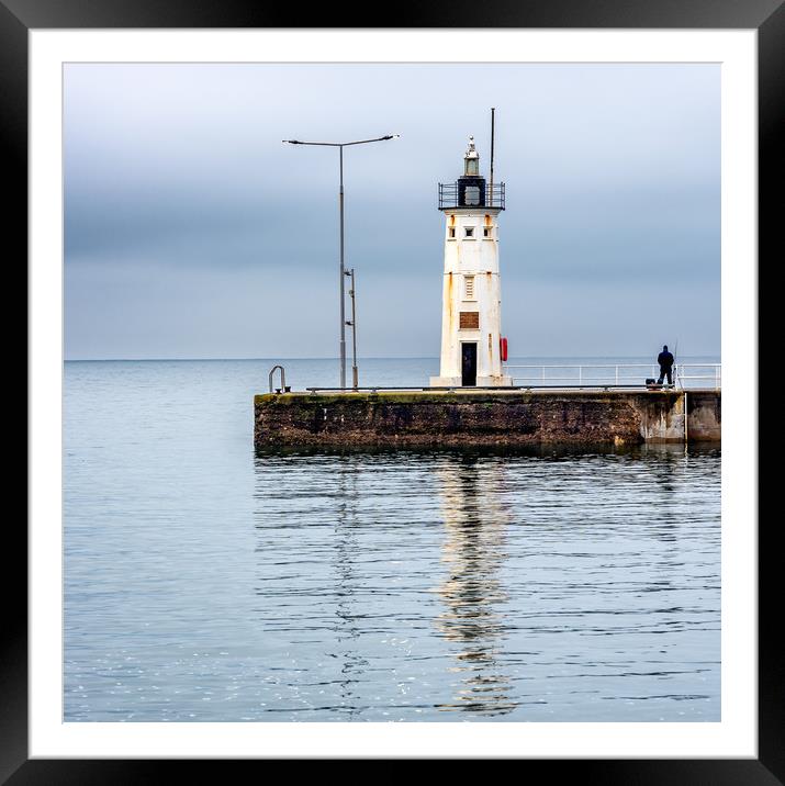Chalmers Lighthouse, Anstruther Pier Framed Mounted Print by George Robertson