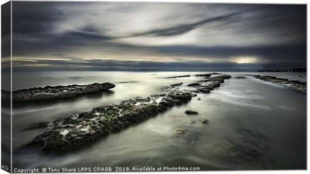 GOAT LEDGE, HASTINGS, EAST SUSSEX Canvas Print by Tony Sharp LRPS CPAGB