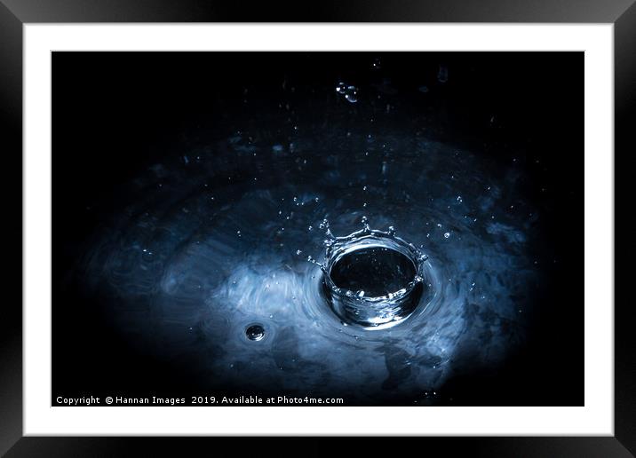 Water Splash 1 Framed Mounted Print by Hannan Images