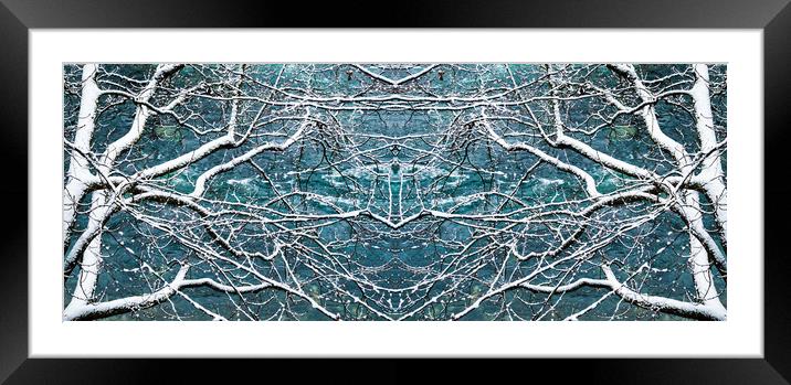 Snow Angel Framed Mounted Print by DiFigiano Photography