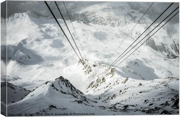 View from the cable car Canvas Print by Nick Hirst