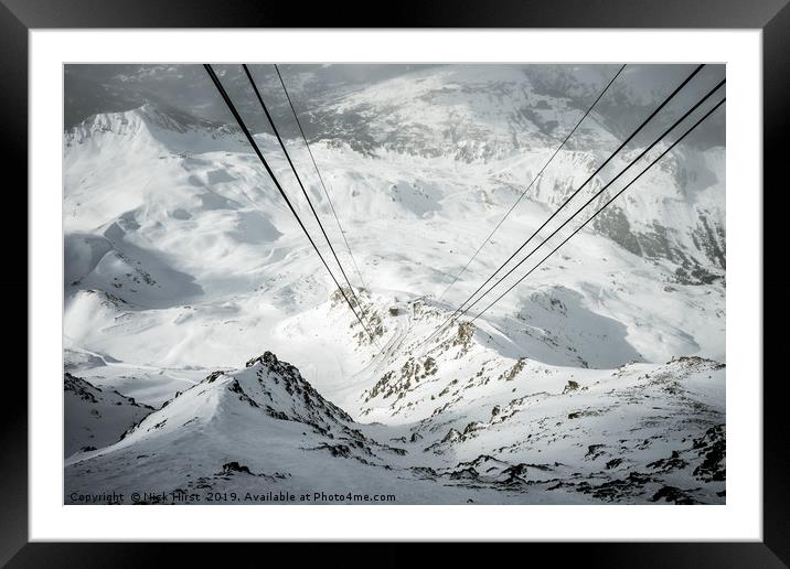 View from the cable car Framed Mounted Print by Nick Hirst