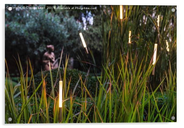 Light Vision in the Garden #1 Acrylic by Claudio Lepri