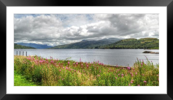 Loch Katrine Framed Mounted Print by Diana Mower