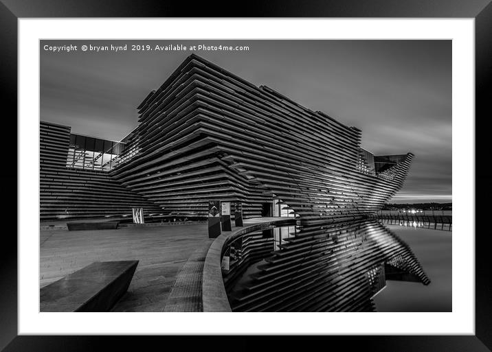 The V&A Dundee Framed Mounted Print by bryan hynd