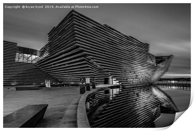 The V&A Dundee Print by bryan hynd