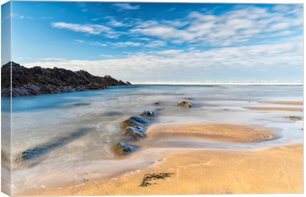 Bude Bay Canvas Print by Eric Pearce AWPF