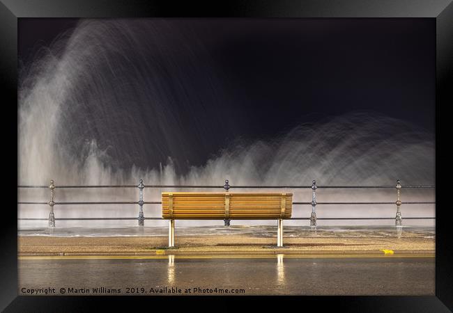 Not a dry seat in the house. Framed Print by Martin Williams