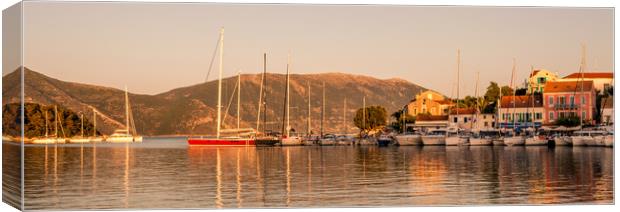 Beautiful Bay of Fiscardo Canvas Print by Naylor's Photography