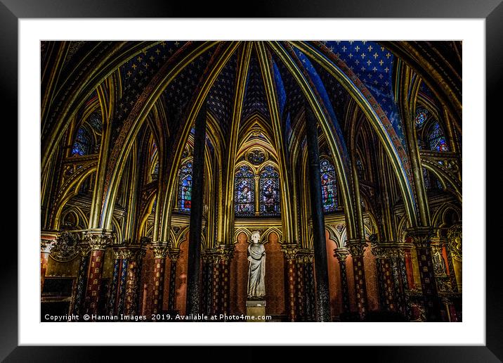 Sainte Chapelle Framed Mounted Print by Hannan Images