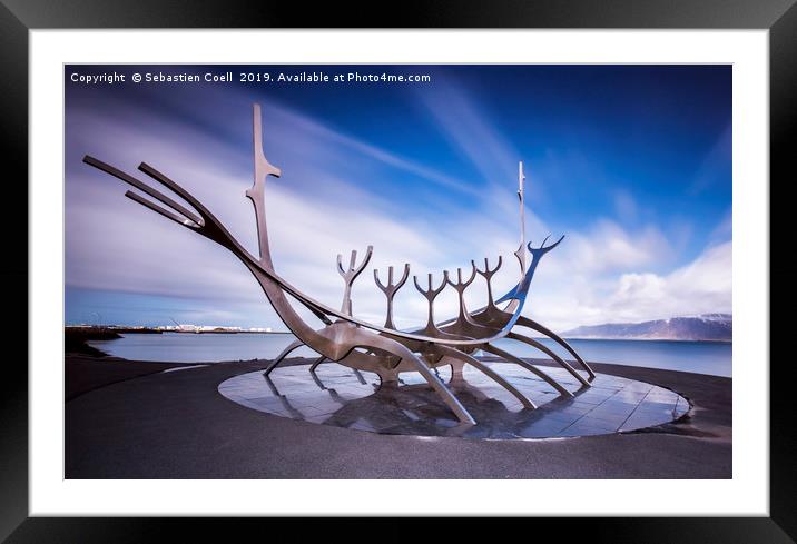 The Sun voyager  Framed Mounted Print by Sebastien Coell