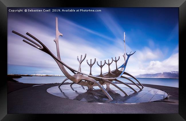 The Sun voyager  Framed Print by Sebastien Coell