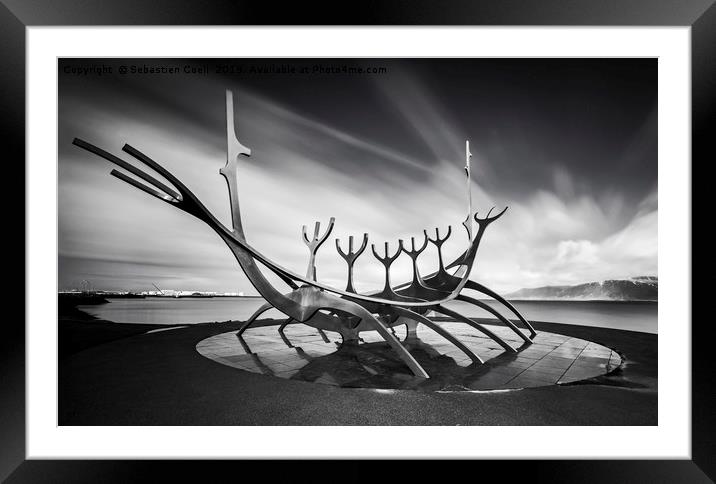 The Sun voyager  Framed Mounted Print by Sebastien Coell