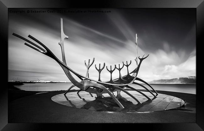 The Sun voyager  Framed Print by Sebastien Coell