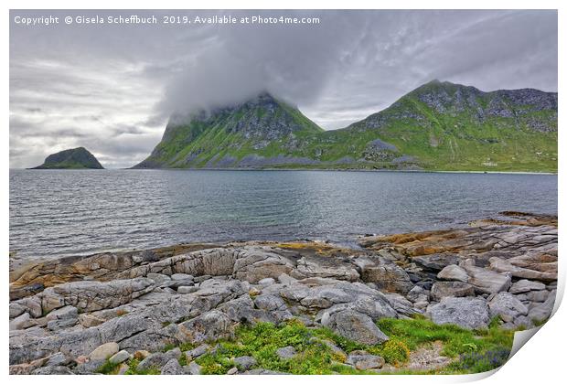 Wild Nordland Print by Gisela Scheffbuch